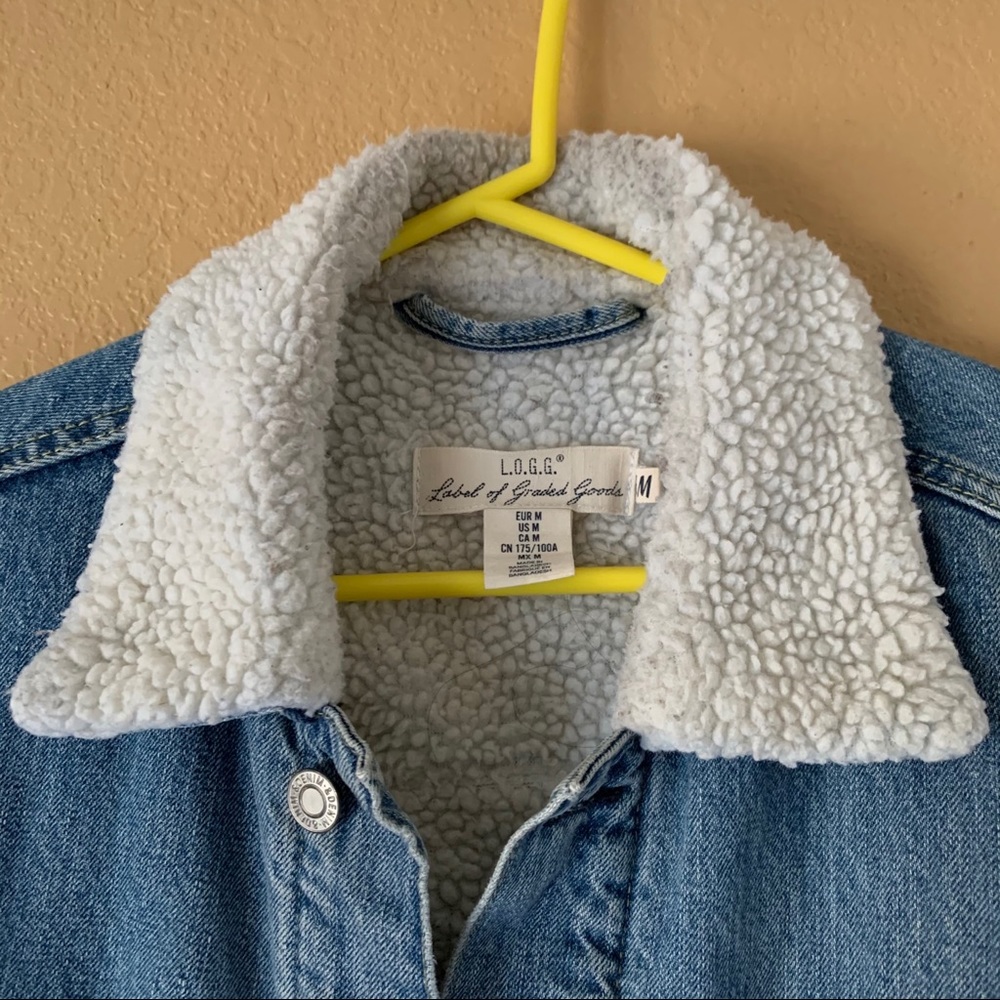 L.O.G.G. Label of Graded Goods Men’s Denim Jacket - Picture 4 of 10